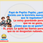 La ingeniosa solución de Pepito para conservar su bicicleta nueva