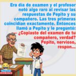 😂 “El examen más sospechoso del salón”