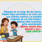 Pepito aprende a escribir… pero se le olvidó un pequeño detalle