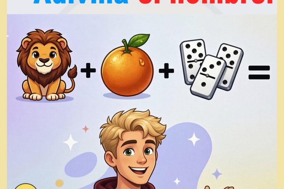 Adivina el nombre: león, naranja y dominó 18