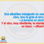 Los dos albañiles y el pico
