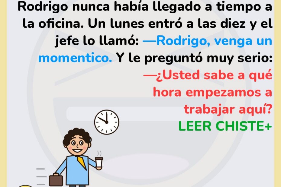 El empleado que siempre llega tarde 5
