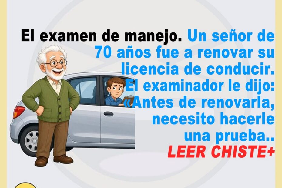 Chistes geniales: El examen de manejo