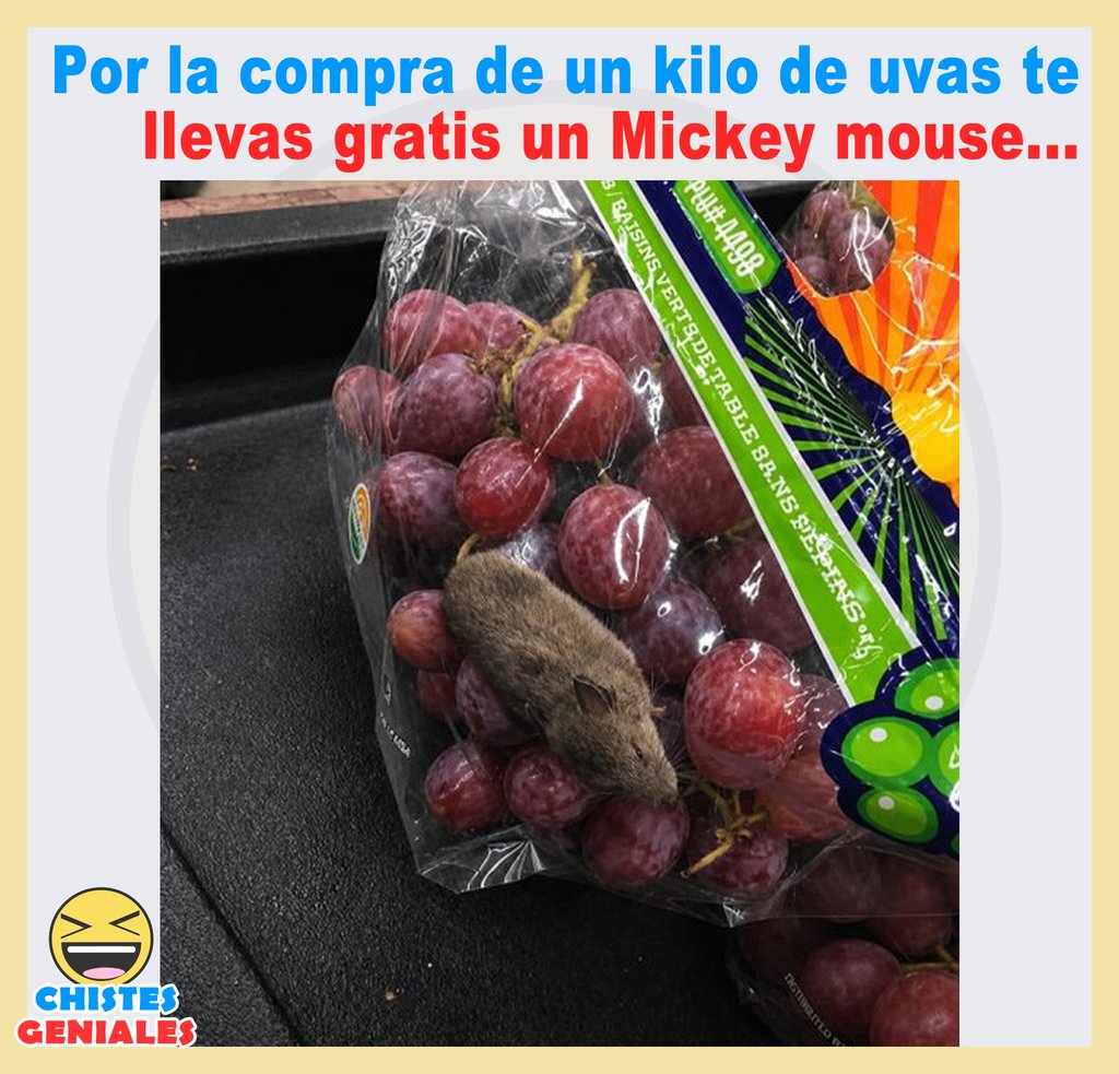 Un kilo de uvas con sorpresa - Chistes Geniales