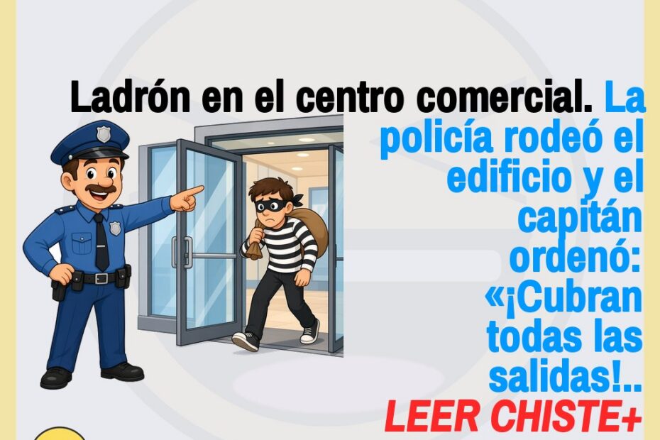 Chistes geniales: Ladrón en el centro comercial