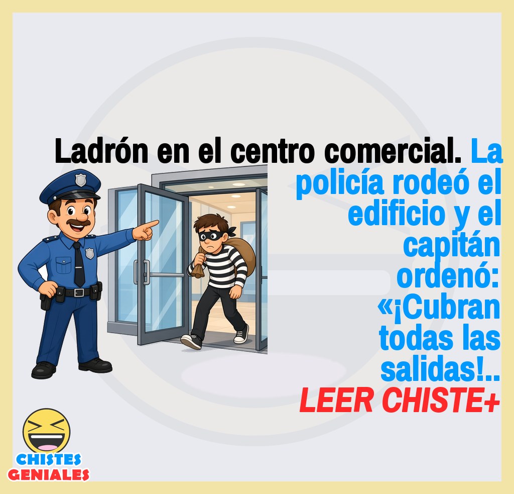 Chistes geniales: Ladrón en el centro comercial