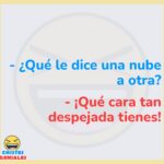 ¿Qué le dice una nube a otra?