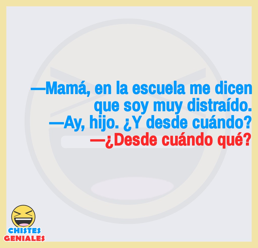Chistes geniales: Pepito el distraído