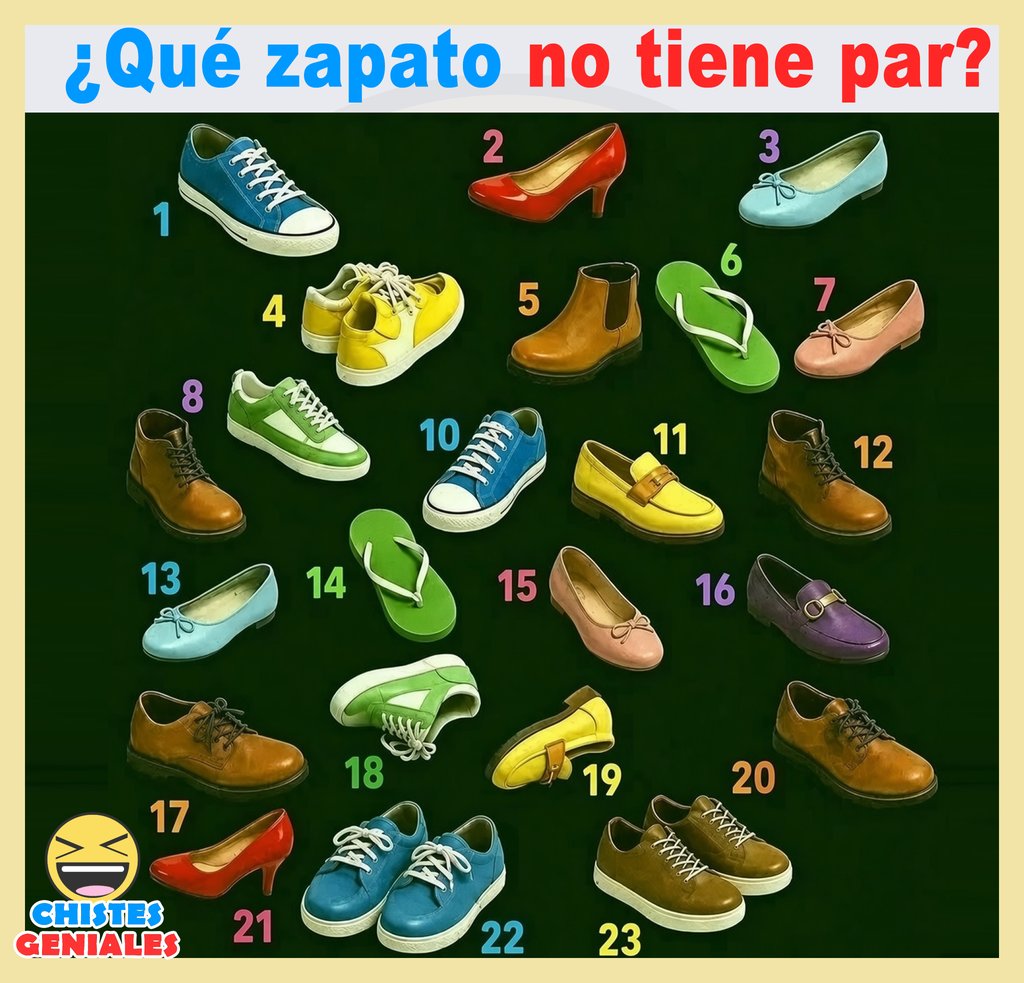 ¿Qué zapato no tiene par? - Chistes Geniales